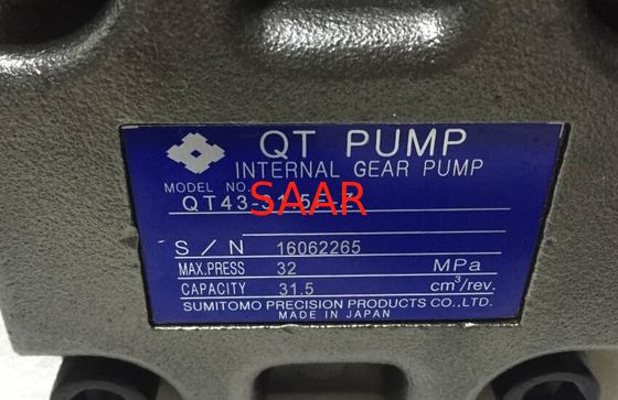 QT52-63L-A Orta Basınçlı Hidrolik İç Dişli Pompa Sumitomo QT Serisi Düşük Gürültülü