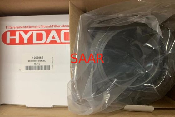 1263789, 2600R005ON/-V-B6 Değiştirme Hidrolik Dönüş Hattı Filtre Elementleri Hydac 2600R Serisi Yüksek Hassasiyet