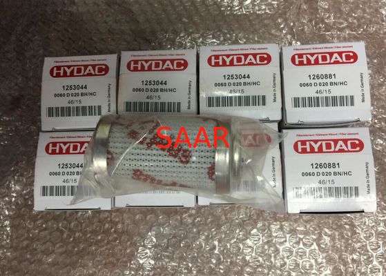 1263404, 0030D003ON/-V Yüksek Verimlilikli Hydac Filtre Elemeni 0015D 0030D 0055D 0060D 0075D 0095D Serisi