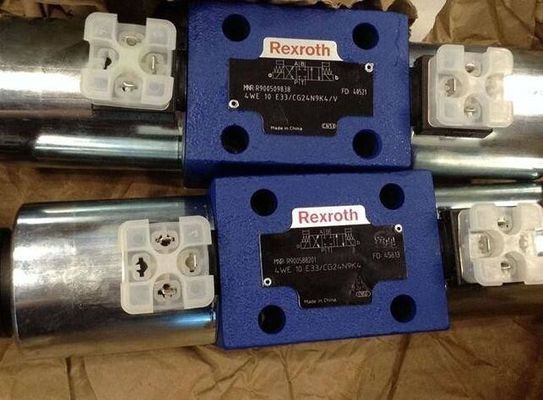 Rexroth R900588201 4WE10E3X/CG24N9K4 4WE10E33/CG24N9K4 Solenoid Aktuat ile Doğrudan Çalıştırılan Yönlendirme Bobin Valfları