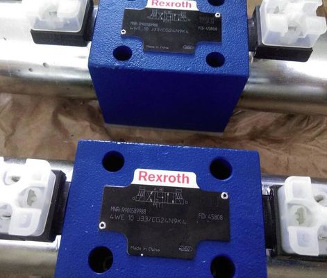 Rexroth R900589988 4WE10J3X/CG24N9K4 4WE10J33/CG24N9K4 Yönlü Spool Valfler, Doğrudan Kumandalı, Solenoid Actua ile