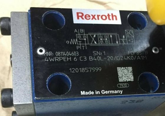 0811404603 4WRPEH6C3B40L-2X / G24K0 / A1M 4WRPEH6C3B40L-20 / G24K0 / A1M Yön Kontrol Vanası Entegre Elektronik