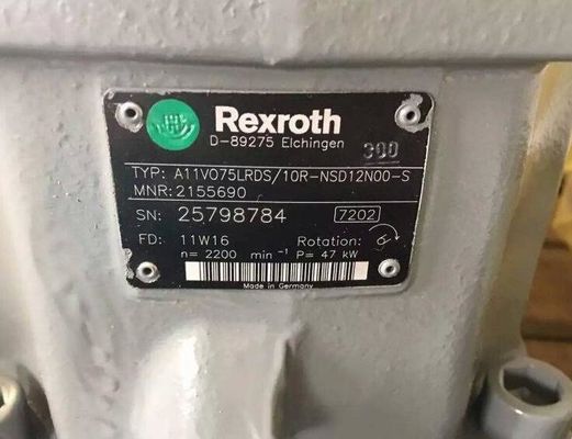 R902155690 A11VO75LRDS / 10R-NSD12N00-S Rexroth Eksenel Pistonlu Değişken Pompa