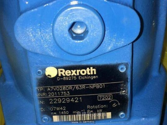 R902223310 A7VO28DR/63R-NPB01 Rexroth Eksenel Pistonlu Değişken Pompa A7VO28DR Tipi