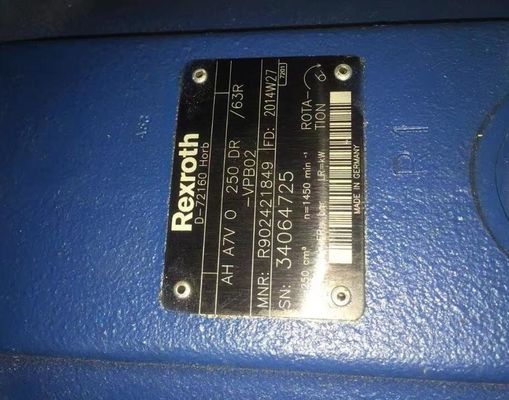 R902421849 AHA7VO250DR/63R-VPB02 Rexroth Eksenel Pistonlu Değişken Pompa A7VO250DR Tipi