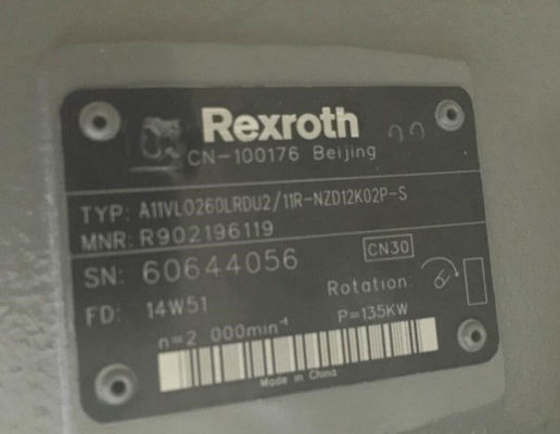 R902196119 A11VLO260LRDU2/11R-NZD12K02P-S Rexroth A11VO Tip Eksenel Pistonlu Değişken Pompa
