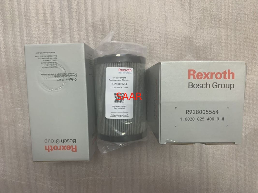 R928007582, 1.0095G25-AH0-0-V Yüksek Performanslı Rexroth Filtre Elementi 1.0095 1.0100 1.0120 Yağ Temelli Sıvılar İçin
