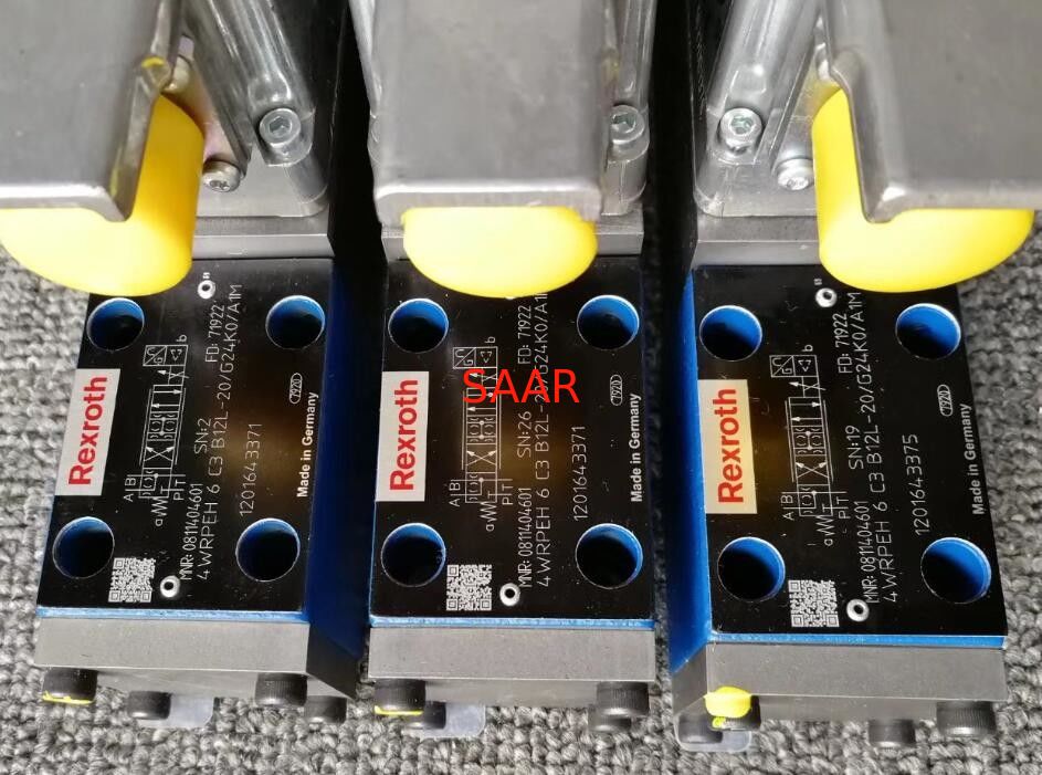 0811404601 4WRPEH6C3B12L-2X / G24K0 / A1M 4WRPEH6C3B12L-20 / G24K0 / A1M Yön Kontrol Vanası Entegre Elektronik