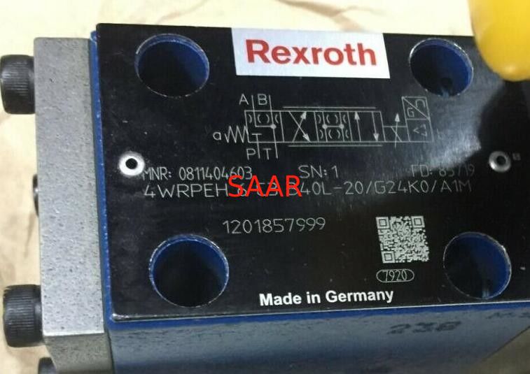 0811404603 4WRPEH6C3B40L-2X / G24K0 / A1M 4WRPEH6C3B40L-20 / G24K0 / A1M Yön Kontrol Vanası Entegre Elektronik
