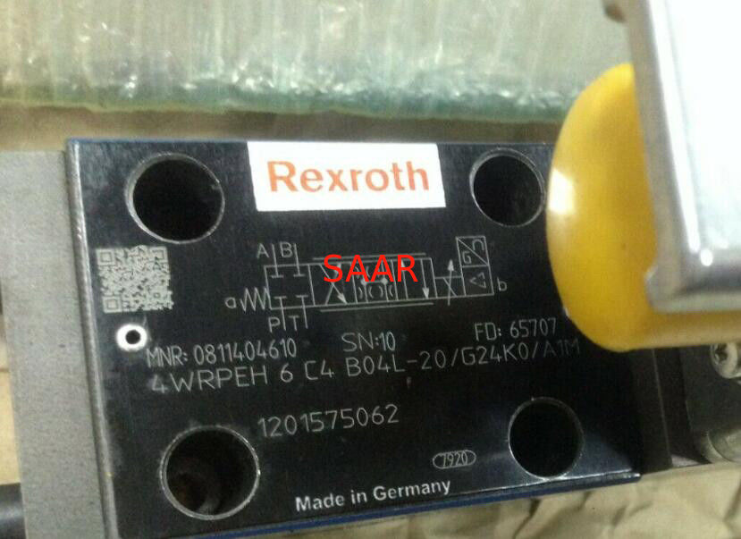 0811404610 4WRPEH6C4B04L-2X / G24K0 / A1M 4WRPEH6C4B04L-20 / G24K0 / A1M Yön Kontrol Vanası Entegre Elektronik