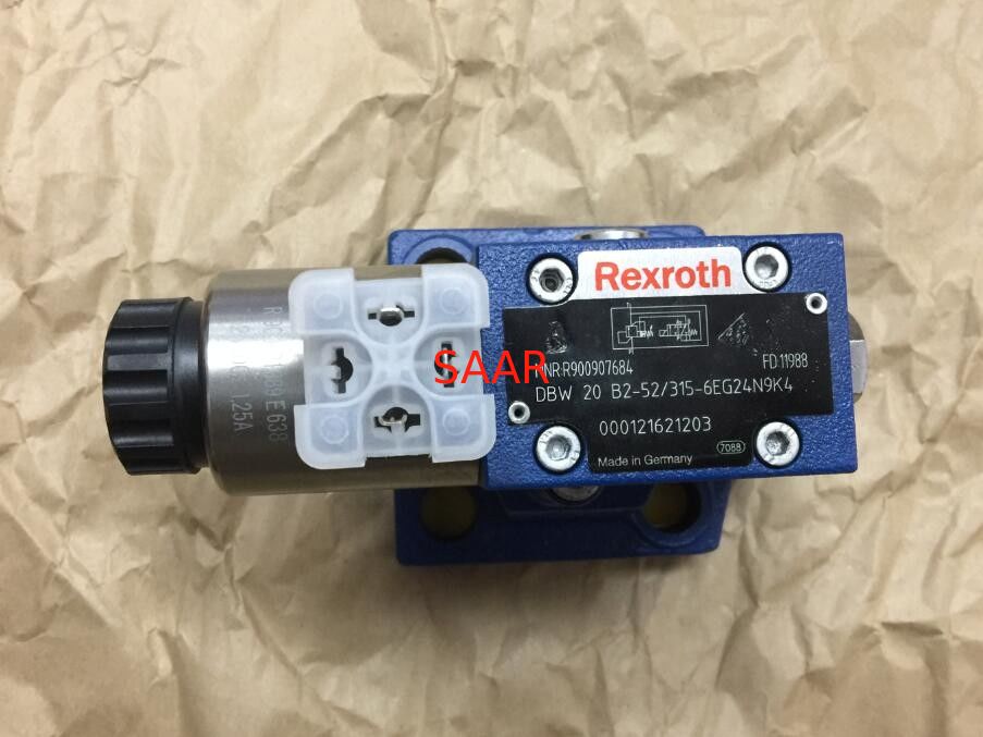 R900907684 DBW20B2-52 / 315-6EG24N9K4 DBW20B2-5X / 315-6EG24N9K4 Basınç Tahliye Vanası, Pilot kontrollü