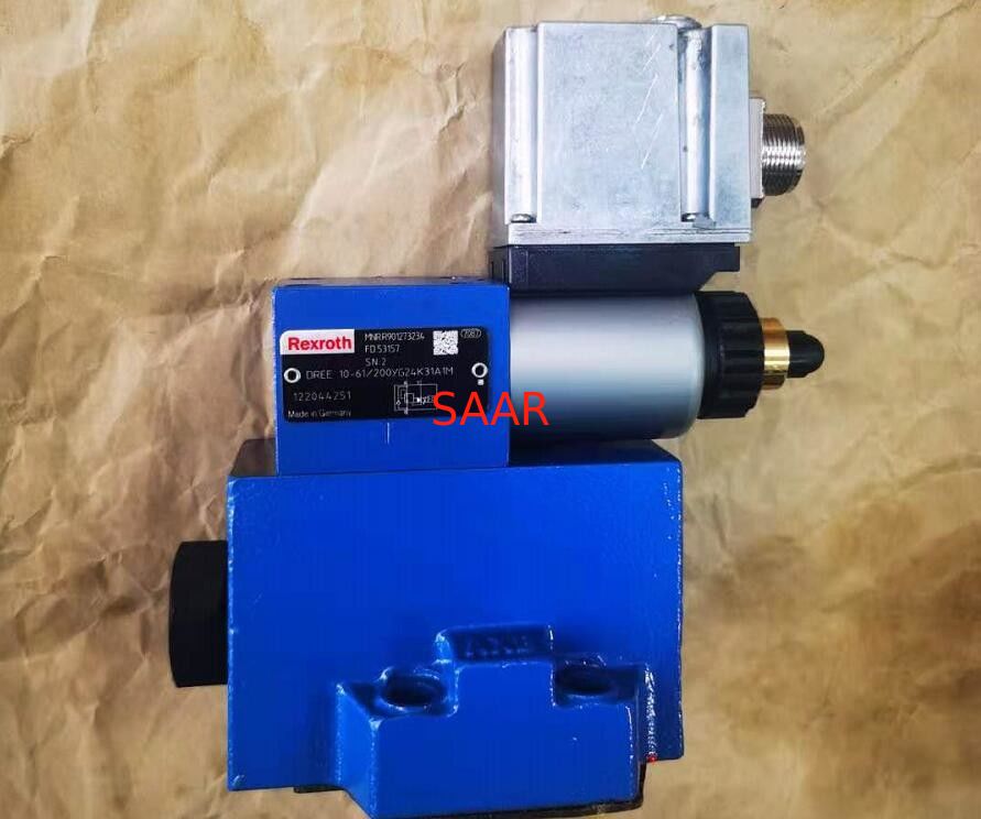 Rexroth R901273234 DREE10-61 / 200YG24K31A1M DREE10-6X / 200YG24K31A1M Piolt Oransal Basınç Düşürücü Valf