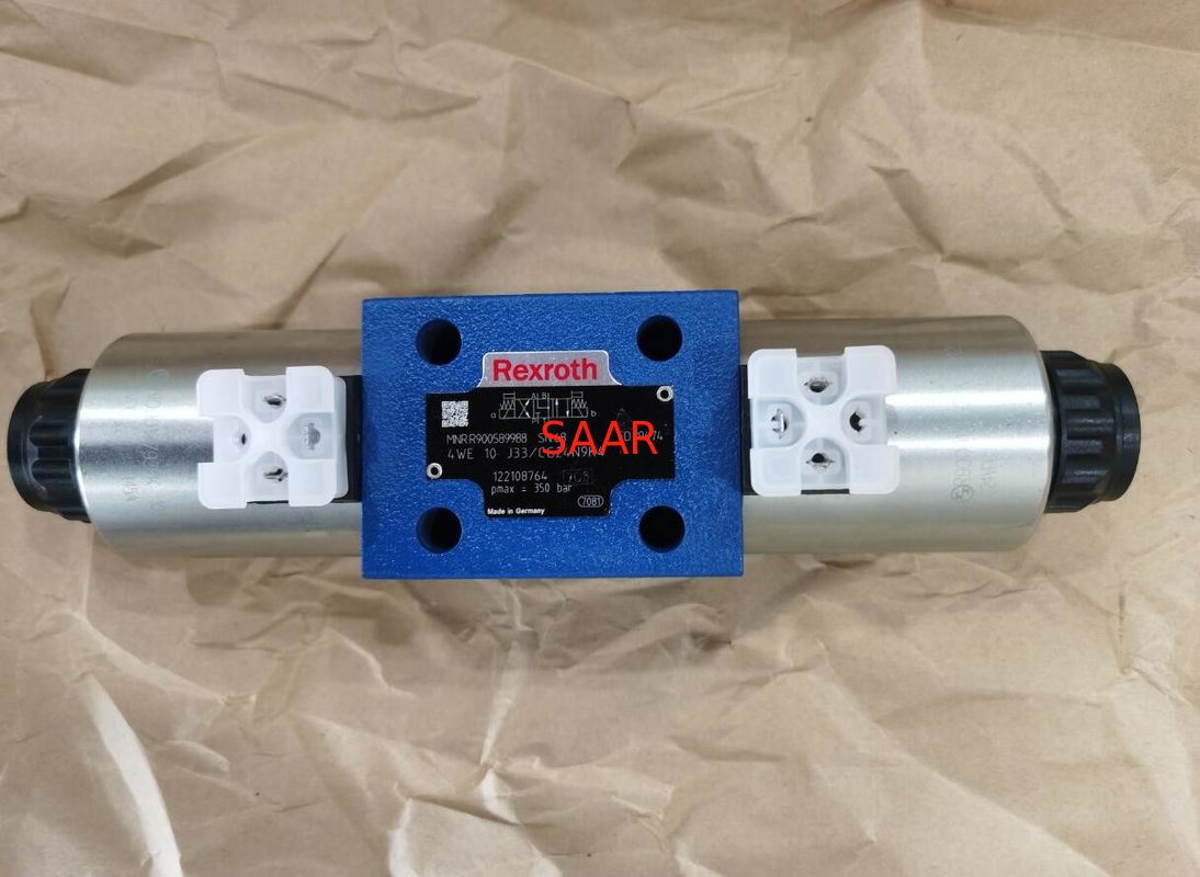 Rexroth R900589988 4WE10J3X/CG24N9K4 4WE10J33/CG24N9K4 Yönlü Spool Valfler, Doğrudan Kumandalı, Solenoid Actua ile