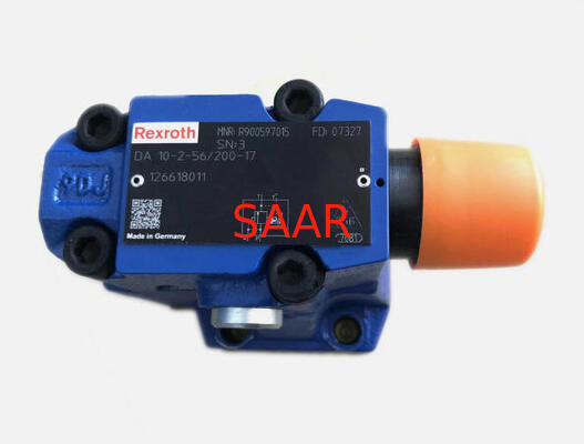 R900597015 DA10-2-56/200-17 Rexroth Basınç Kesme Valfi, Pilot İşletiliyor