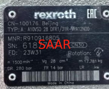 REXROTH R910916805, A10VSO28DFR1/31R-VPA12N00 A10VSO Serisi Ekseli Piston Değişken Pompası